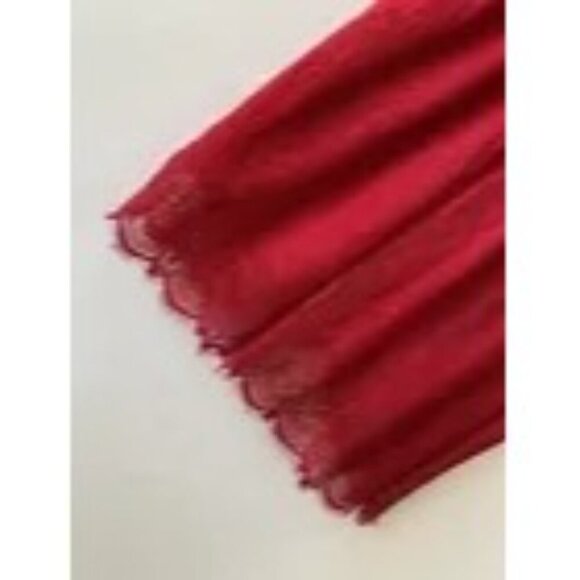 Lane Bryant 18 Red Lace Surplice Sheath Dress 3/4 Sleeves Plus V-Neck Elegant - Picture 9 of 11